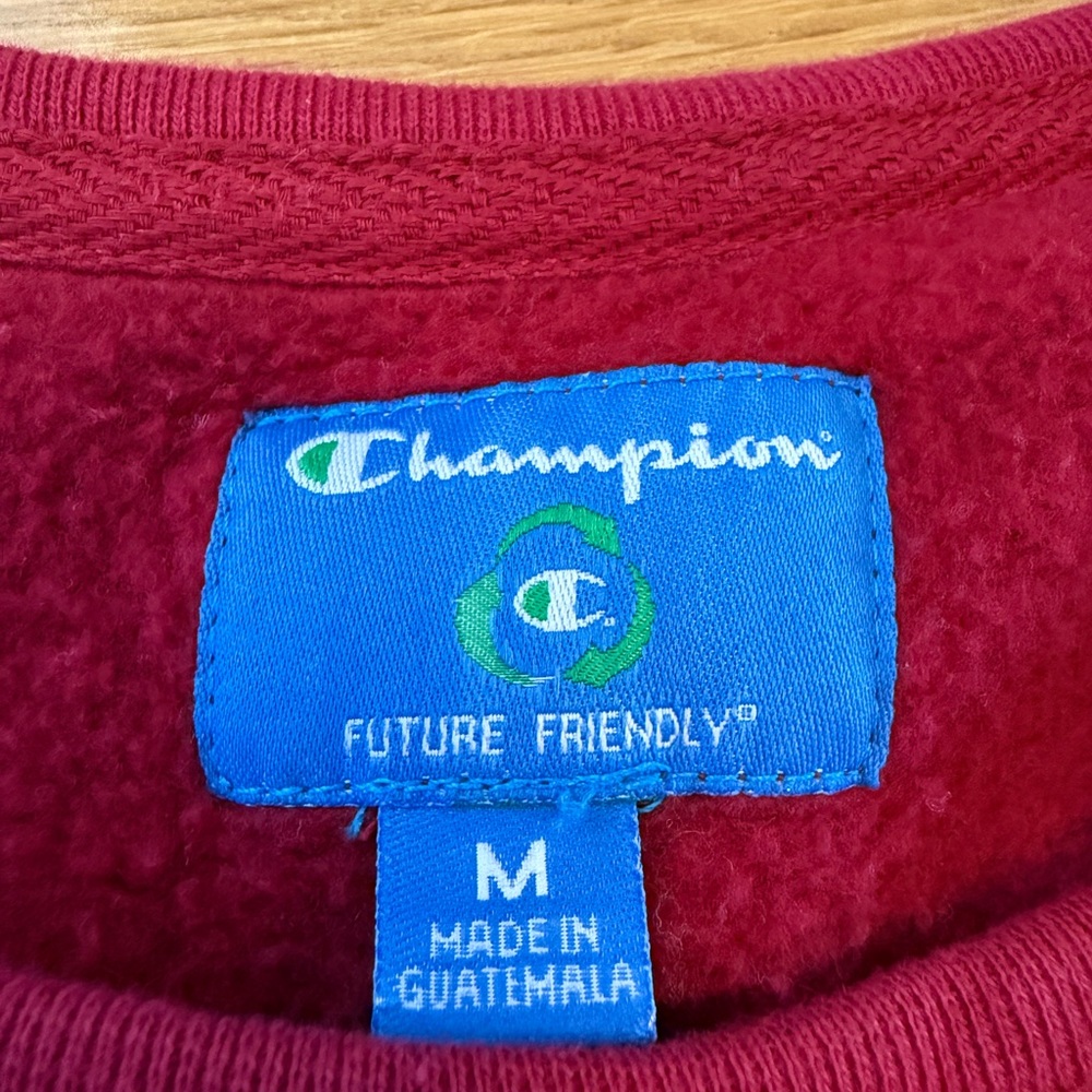 Champion USC Trojans Future Friendly Crewneck Sweatshirt Red/Gold Women's M - Picture 6 of 8